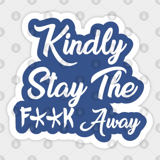 Stay Away Sticker by TheTriforce